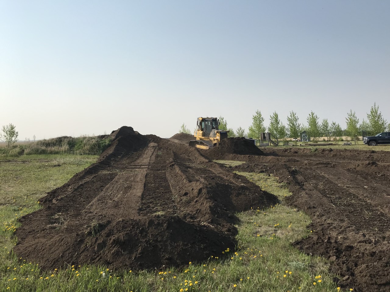 (View of lot from neighbour's property)
